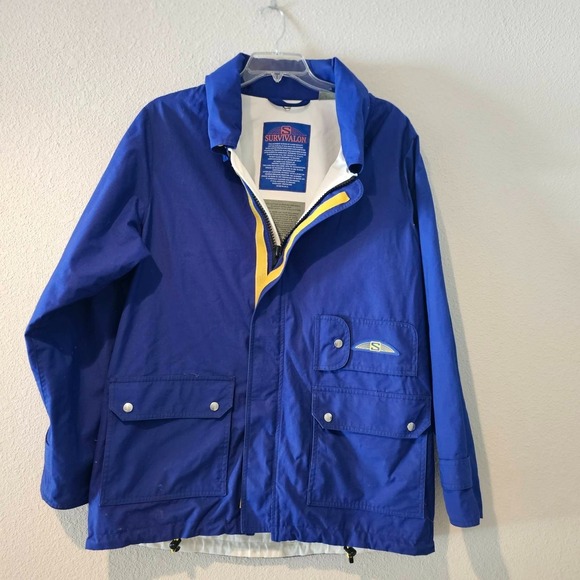 Survivalon CLASSIC KNOX JACKET Coat Size X Large Deep Blue USA - Picture 3 of 12
